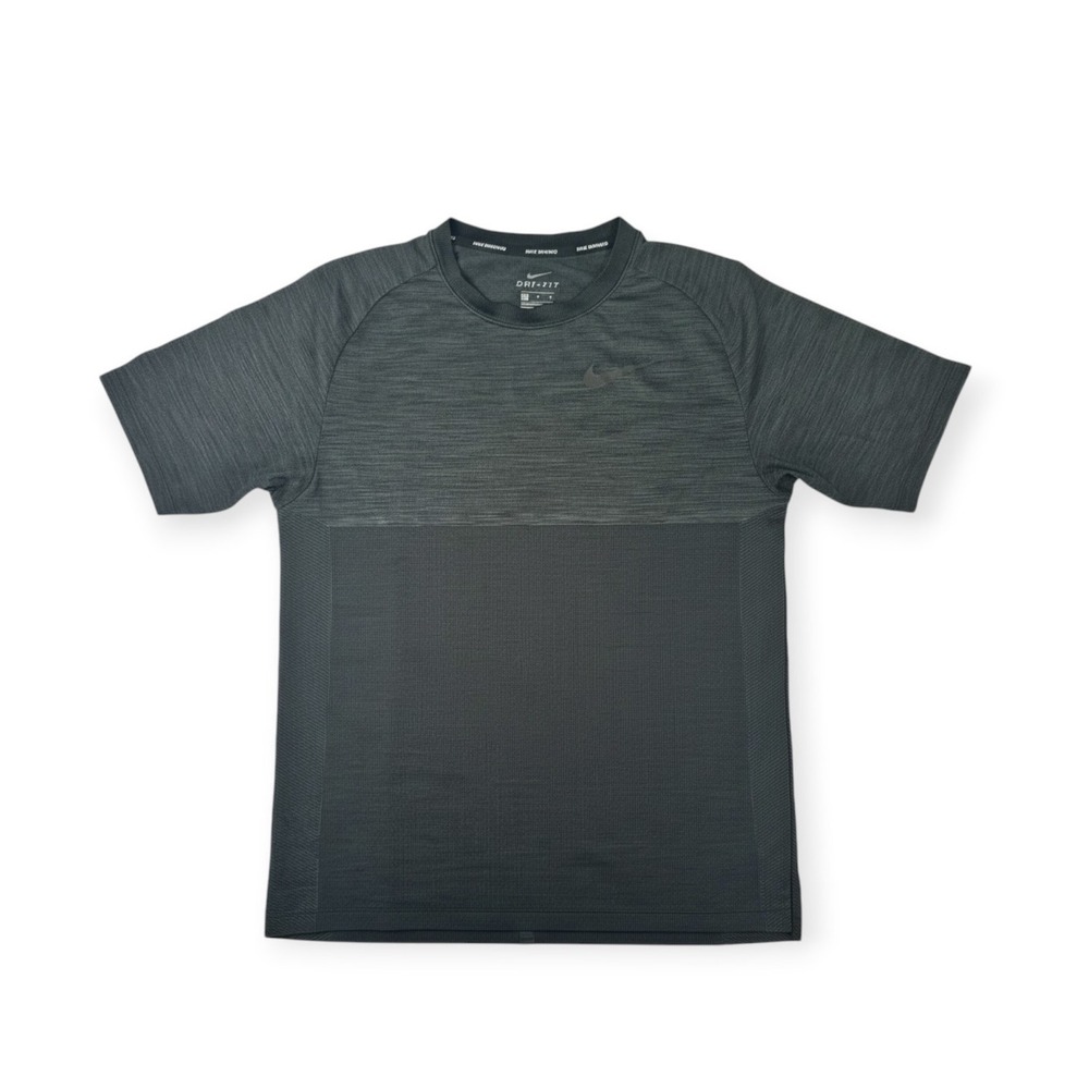 Nike Running Dri-FIT Shirt Gray Grocers  Training Excellent Small Mens